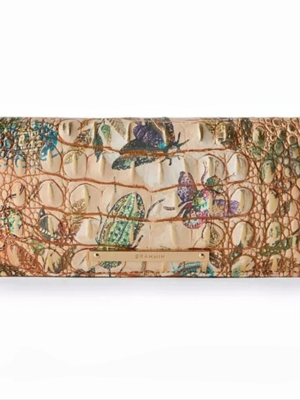 🦋▪️Brahmin ▪️ Ady Wallet in Hill Garden Melbourne Brown & Multicolor